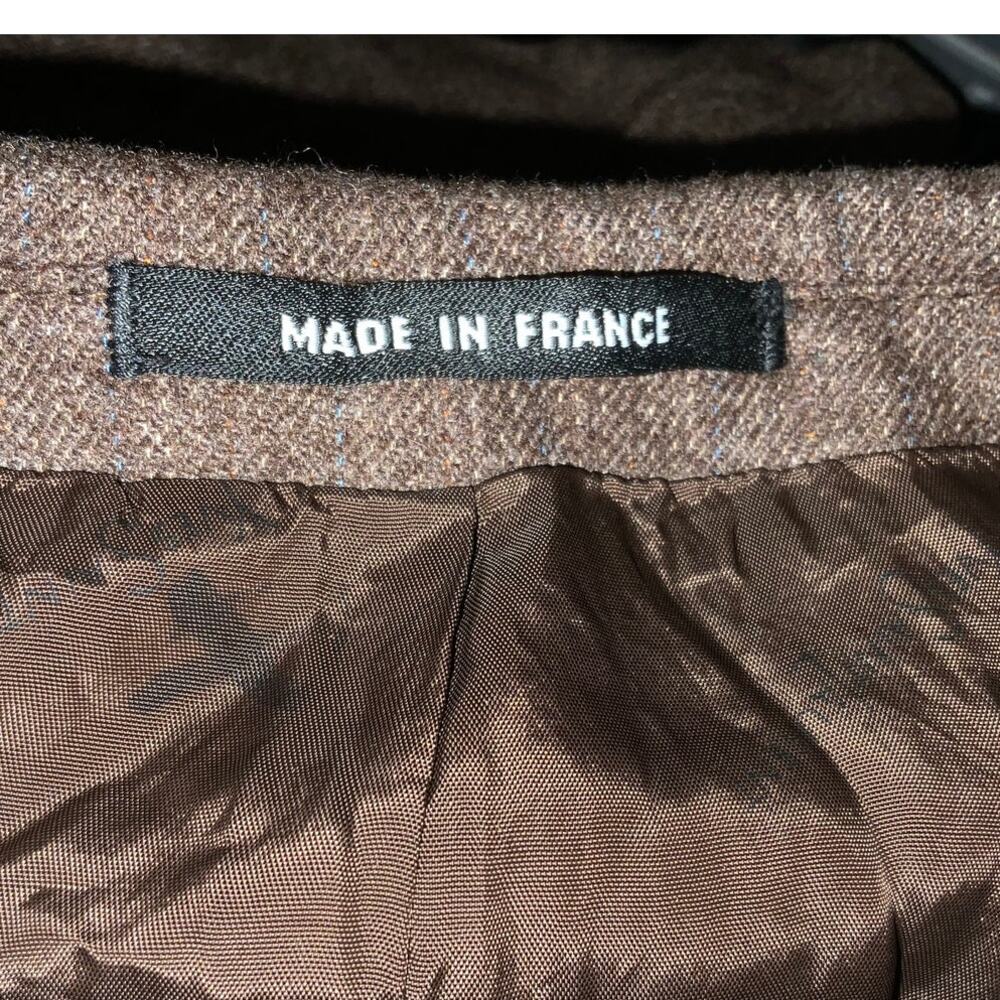 Yves Saint Laurent Vintage Brown Wool Blazer - Made in France - Picture 4 of 8